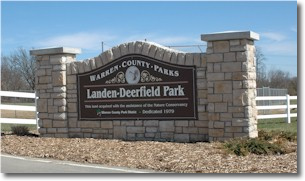 Image of Landen Deerfield Park sign